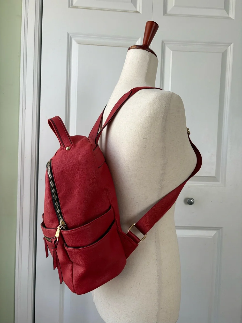 La Terre soft vegan leather backpack